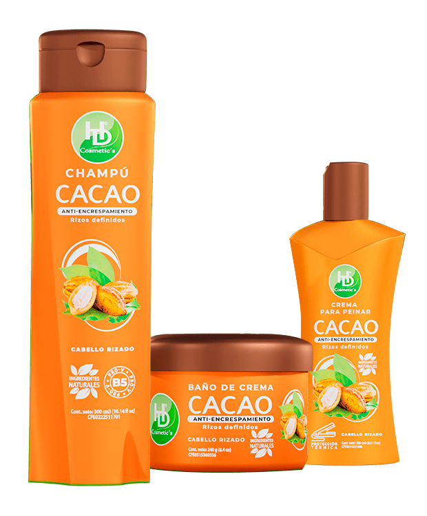Linea de productos HD de Cacao anti-encrespamiento