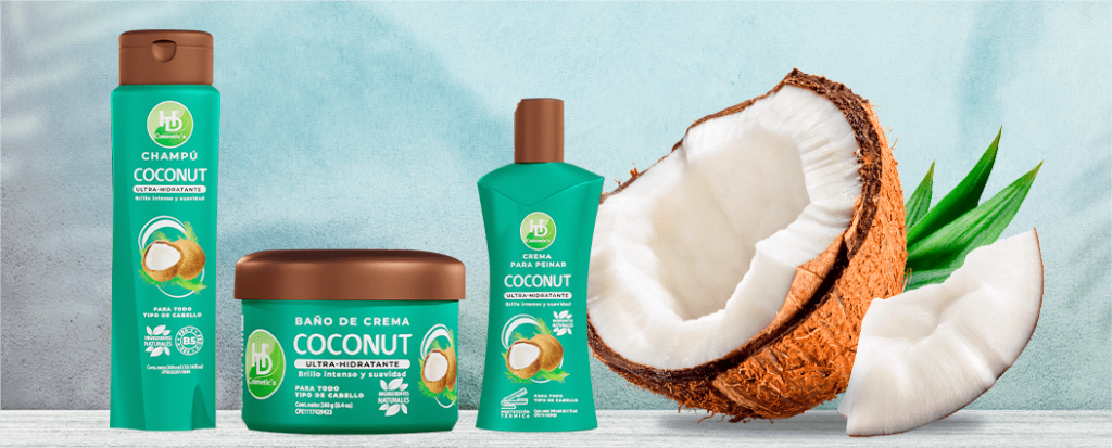 HD Cosmetics - Linea Coco para el cuidado del cabello